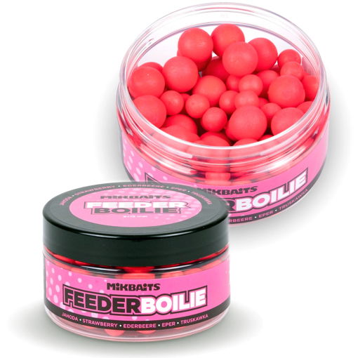 Image sur Mikbaits Feeder boilie 100ml Fraise 8+12 mm