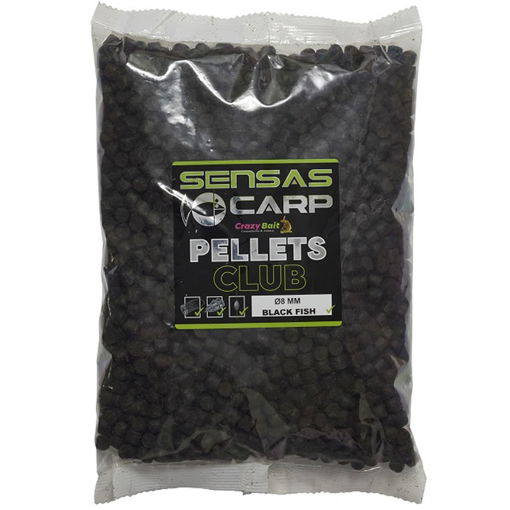 Bild von Sensas Pellets Club Schwarz Fisch 10kg 8mm