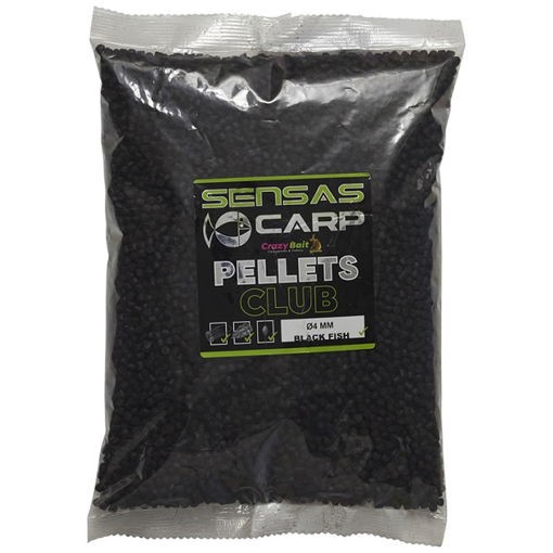 Bild von Sensas Pellets Club Schwarz Fisch 1kg 4mm