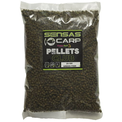 Bild von Sensas Pellets Club Grün Fisch 1kg 4mm