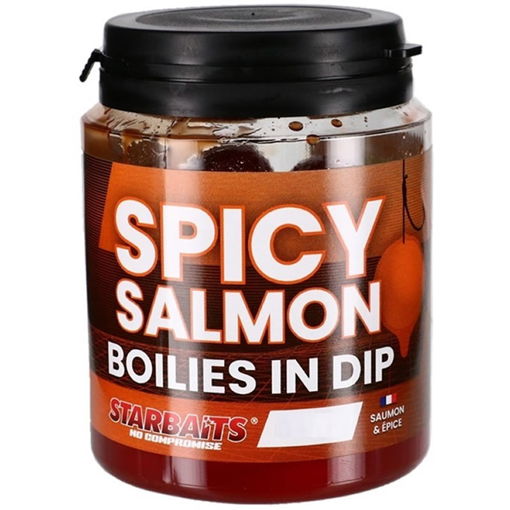 Starbaits Concept Boilies in Dip Spicy Salmon 150g 24mm