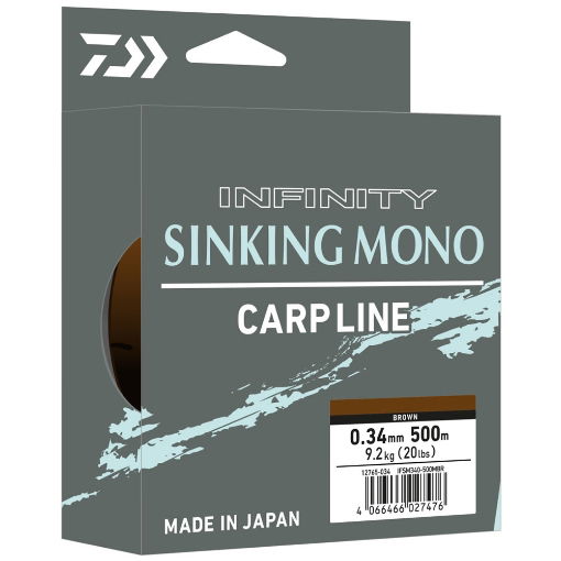 Bild von Daiwa Infinity Sinking Mono 500m Brown 0.37mm 10.1