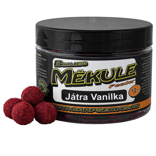 Picture of Boilies Měkule Feeder 100g 12mm Játra-Vanilka