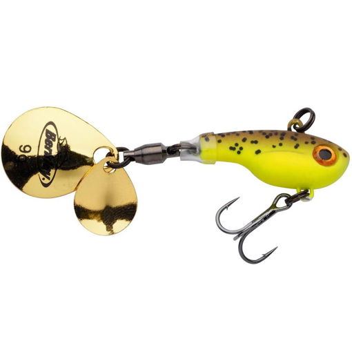 Bild von Berkley Pulse Spintail 14g 7cm Brown Chartreuse