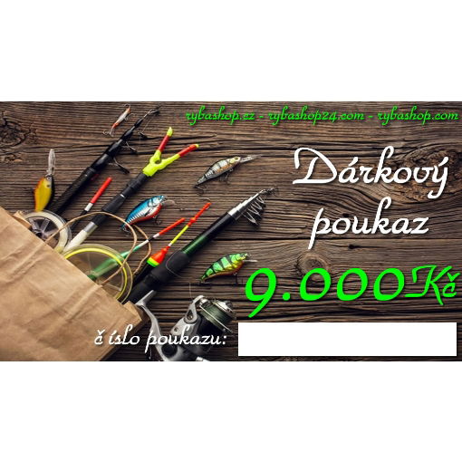 Obrázek Dárkový poukaz 9.000 Kč 